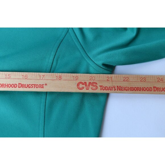 The North Face 1/4 Zip Womens L Teal Green Performance Tech Pullover Sweatshirt - Picture 9 of 11